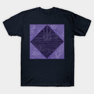 NATURE MANDALA PURPLE T-Shirt